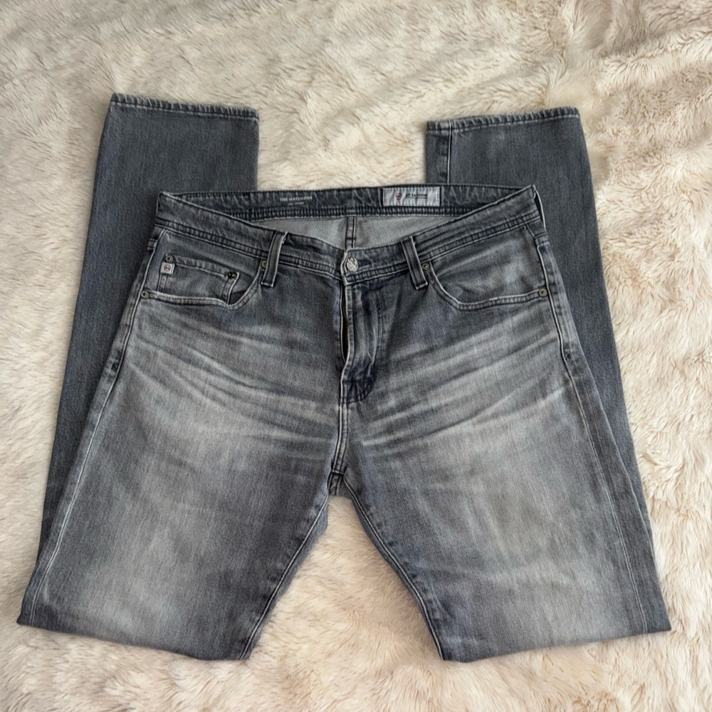 AG Adriano Goldschmied “The matchbox” slim straight Men's Gray Jeans